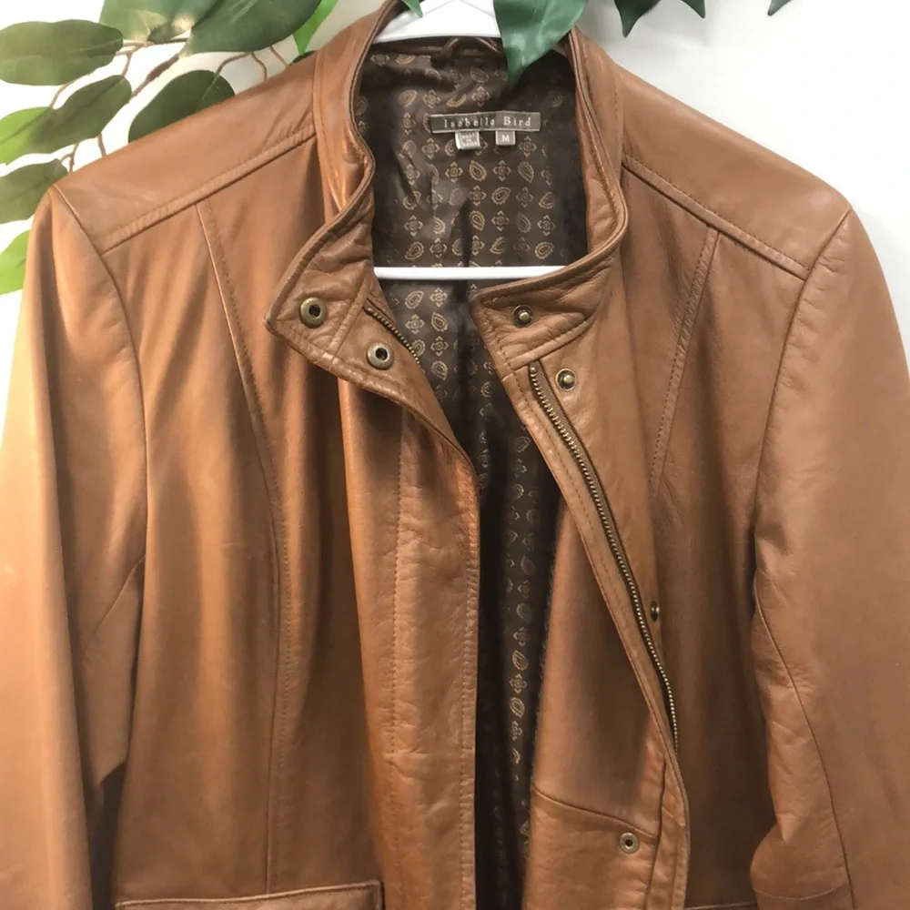 Anthropologie | Isabella Bird leather jacket - Picture 2 of 8